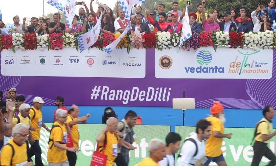 Vedanta Delhi Half Marathon attracts 35,000+ participants for #RunForZeroHunger